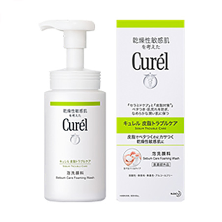 Curel（キュレル）｜皮脂トラブルケア 泡洗顔料
