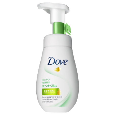 Dove（ダヴ）｜ディープピュア クリーミー泡洗顔料